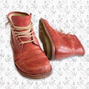 Dr. Martens Rare Red Lace Up Chukka Boots